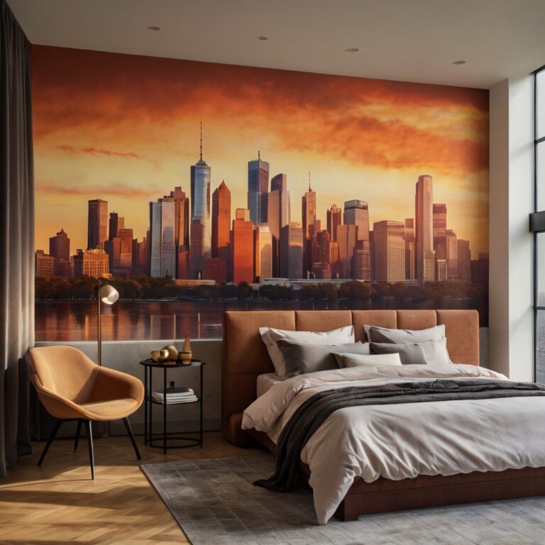 bedroom mural decor